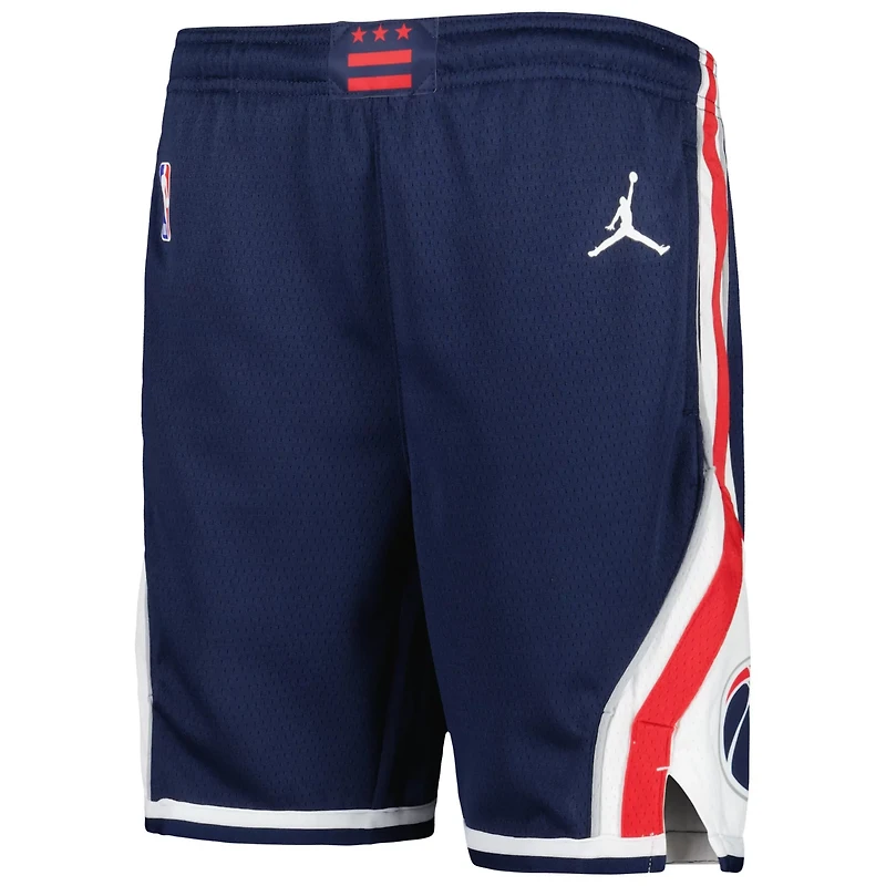 Youth Jordan Brand Washington Wizards Statement Edition Swingman Performance Shorts