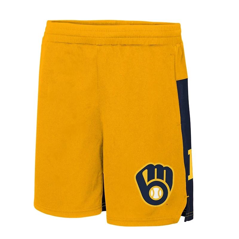 Youth Milwaukee Brewers 7th Inning Stretch Shorts