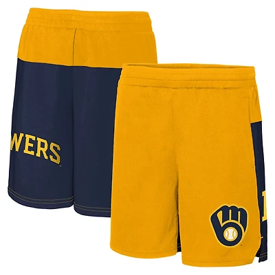 Youth Milwaukee Brewers 7th Inning Stretch Shorts