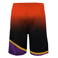 Youth Mitchell  Ness Black Phoenix Suns 1996 97 Hardwood Classics Fadeaway Reload 30 Swingman Shorts