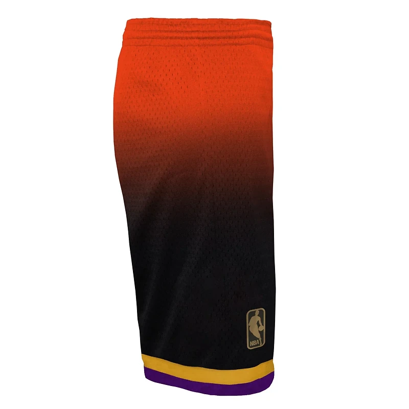 Youth Mitchell  Ness Black Phoenix Suns 1996 97 Hardwood Classics Fadeaway Reload 30 Swingman Shorts