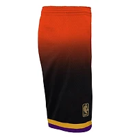 Youth Mitchell  Ness Black Phoenix Suns 1996 97 Hardwood Classics Fadeaway Reload 30 Swingman Shorts