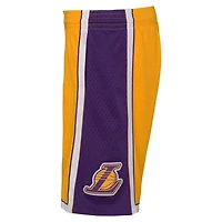 Youth Mitchell Ness Los Angeles Lakers Hardwood Classics Swingman Shorts