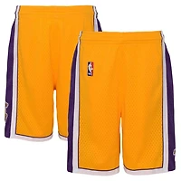 Youth Mitchell Ness Los Angeles Lakers Hardwood Classics Swingman Shorts