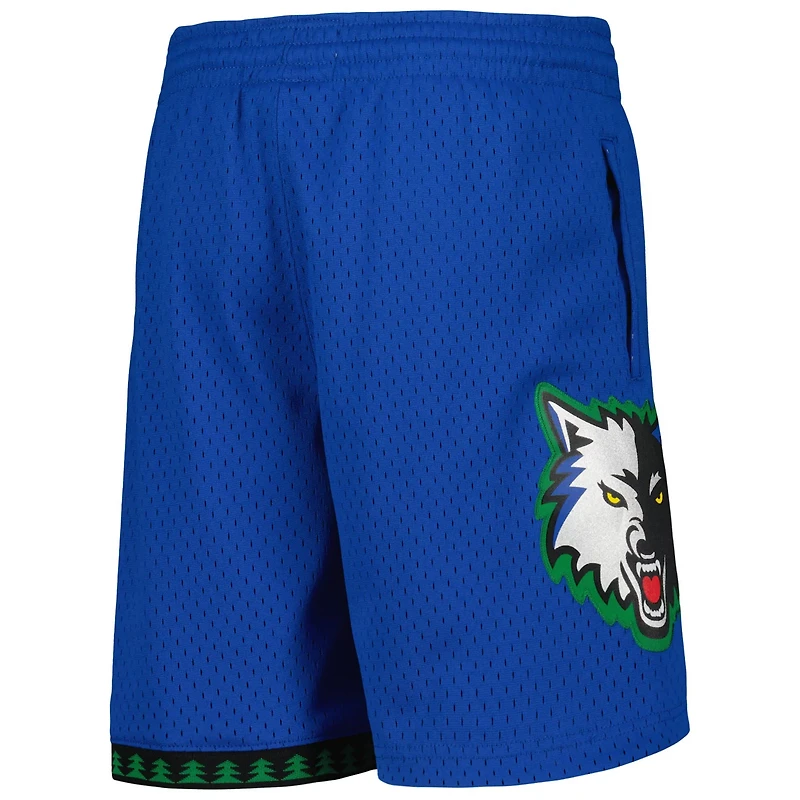 Youth Mitchell  Ness Minnesota Timberwolves Hardwood Classics Swingman Shorts