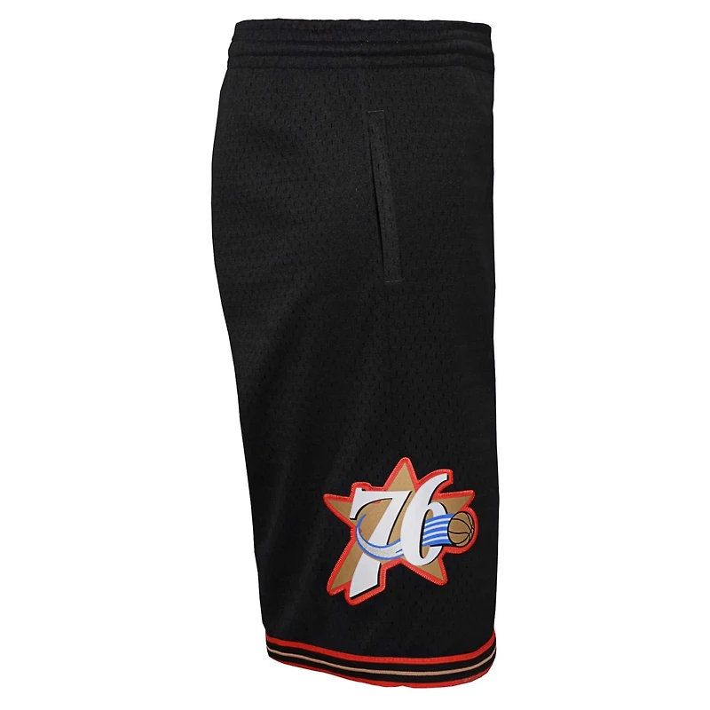 Youth Mitchell  Ness Philadelphia 76ers Hardwood Classics Swingman Shorts