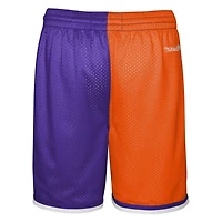 Youth Mitchell  Ness Purple Phoenix Suns Hardwood Classics Big Face 50 Shorts