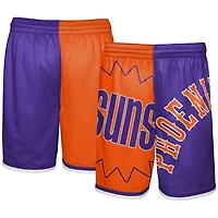 Youth Mitchell  Ness Purple Phoenix Suns Hardwood Classics Big Face 50 Shorts