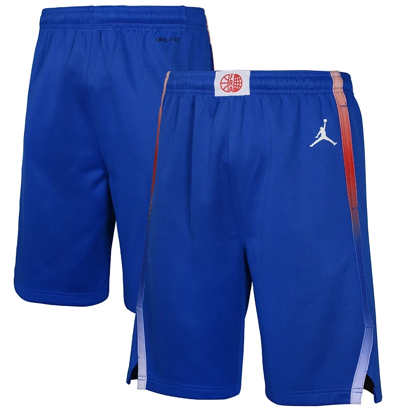 Youth Nike France Basketball 2024 Summer Olympics Swingman Shorts