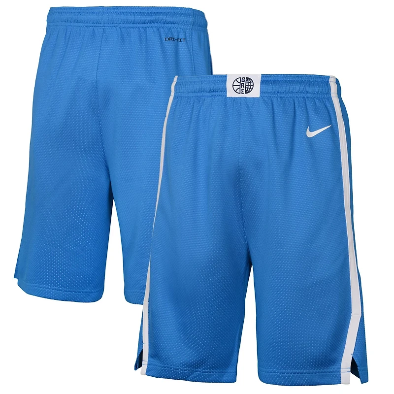 Youth Nike Greece Basketball 2024 Summer Olympics Swingman Shorts