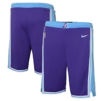 Youth Nike Los Angeles Lakers 2021/22 City Edition Courtside Swingman Shorts