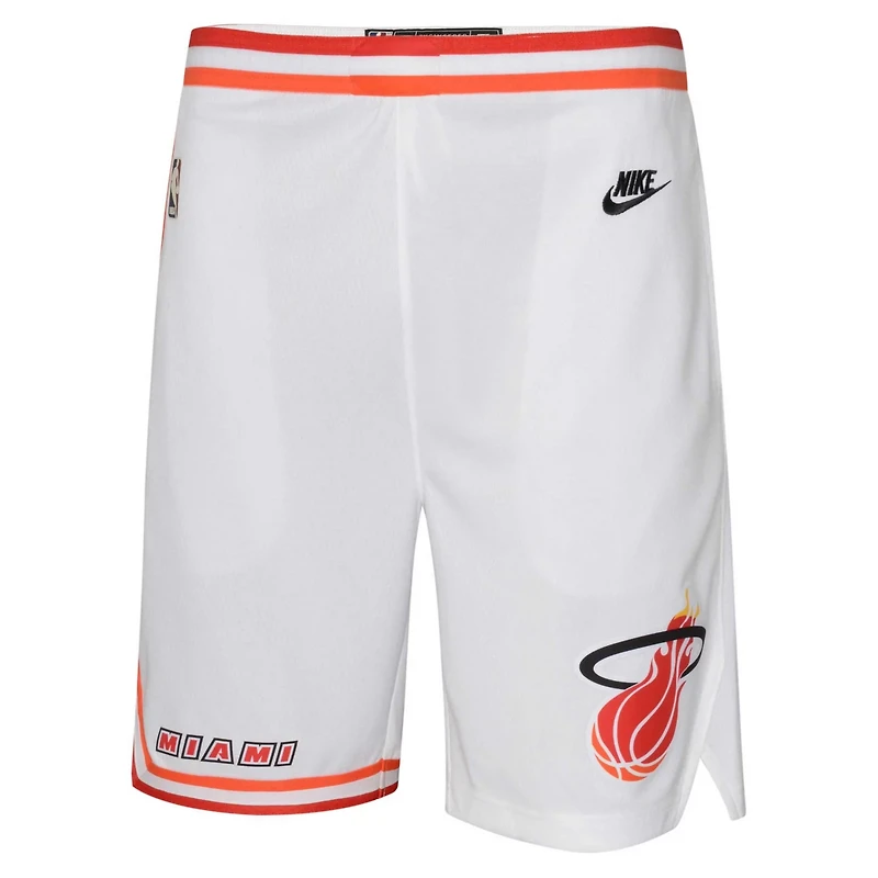 Youth Nike Miami Heat Hardwood Classics Swingman Shorts