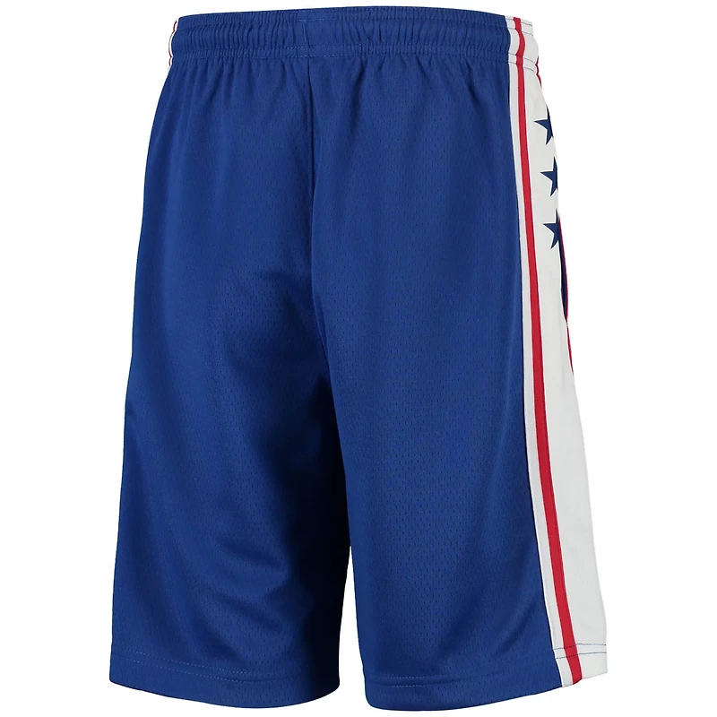 Youth Nike Philadelphia 76ers 2020/21 Swingman Shorts - Icon Edition