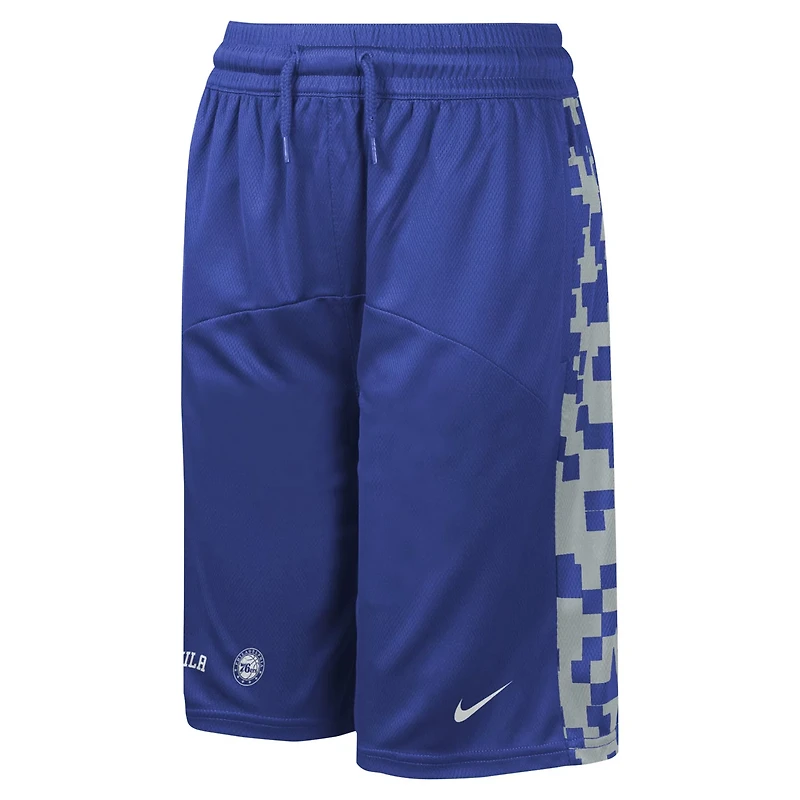 Youth Nike Philadelphia 76ers Courtside Starting Five Team Shorts