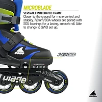 Rollerblade Kids' Microblade Adjustable Inline Skates