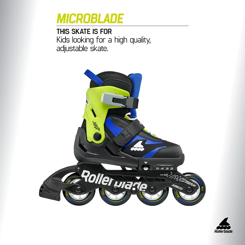 Rollerblade Kids' Microblade Adjustable Inline Skates