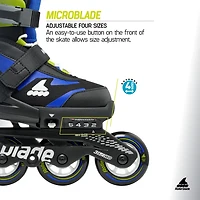 Rollerblade Kids' Microblade Adjustable Inline Skates