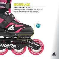 Rollerblade Kids' Microblade Adjustable Inline Skates