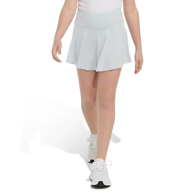 adidas Girls' 3-Stripe Flounce Knit Skort