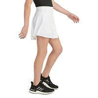 adidas Girls' 3-Stripe Flounce Knit Skort