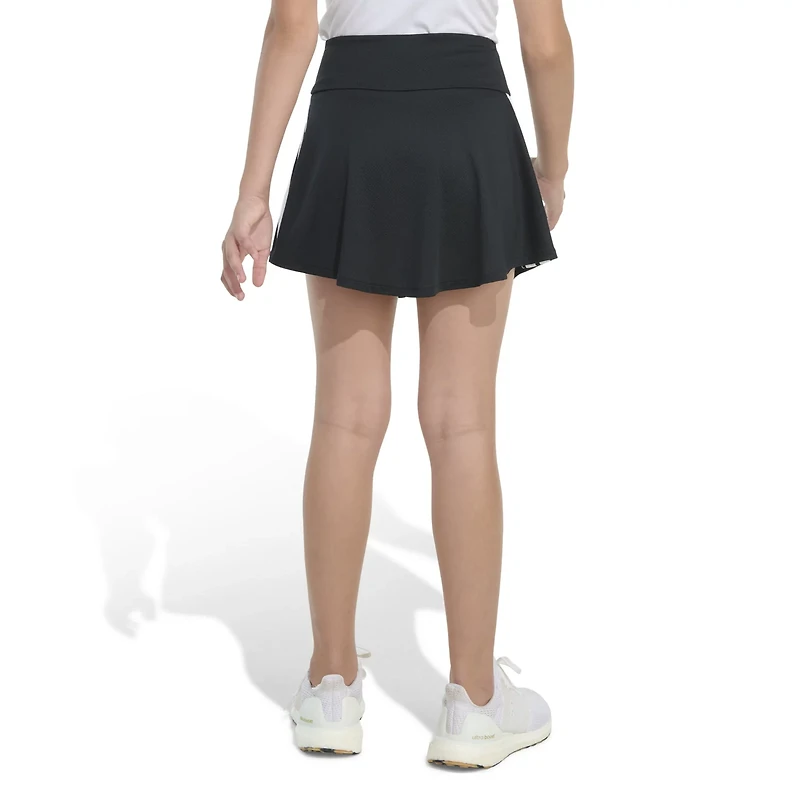 adidas Girls' 3-Stripes Flounce Skort 2-3/4