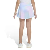 adidas Girls' AOP 3S Rainbow Gradient Flounce Skort