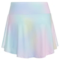 adidas Girls' AOP 3S Rainbow Gradient Flounce Skort