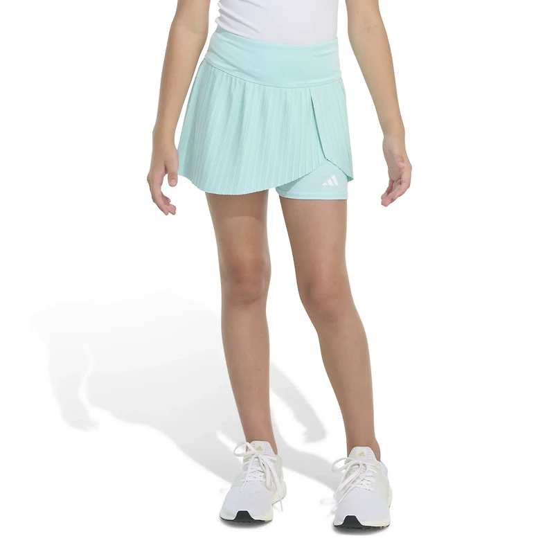 adidas Girls' Woven Pleated Skort 3-3/4
