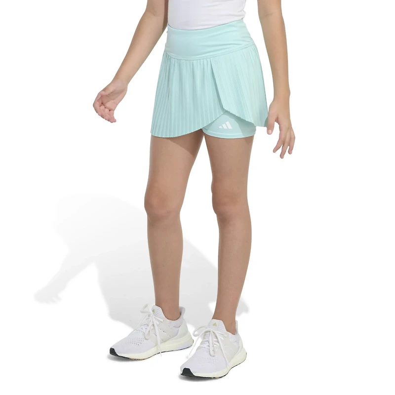 adidas Girls' Woven Pleated Skort 3-3/4