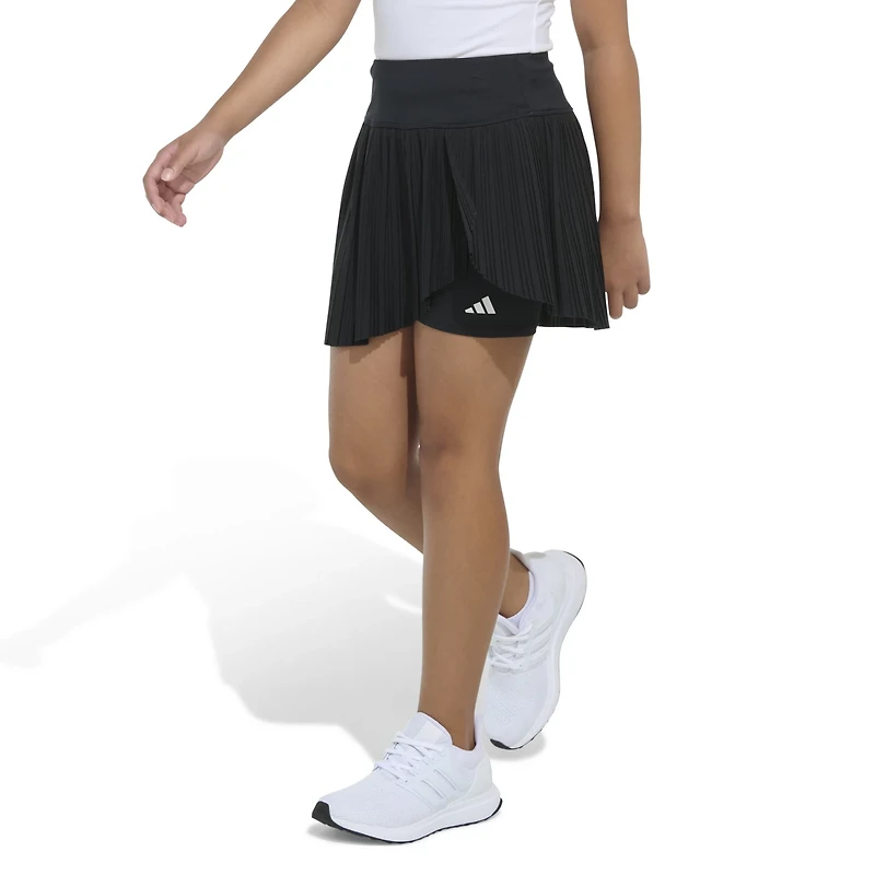 adidas Girls' Woven Pleated Skort 3-3/4