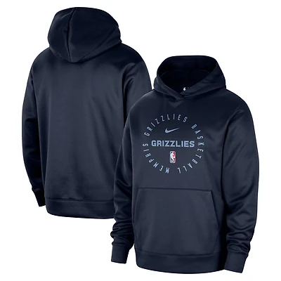 Nike Memphis Grizzlies 2024 25 Spotlight On-Court Practice Performance Pullover Hoodie