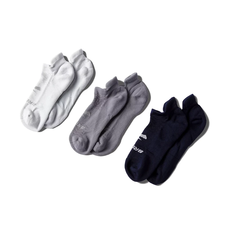 Brooks Run No Show 3pk Socks
