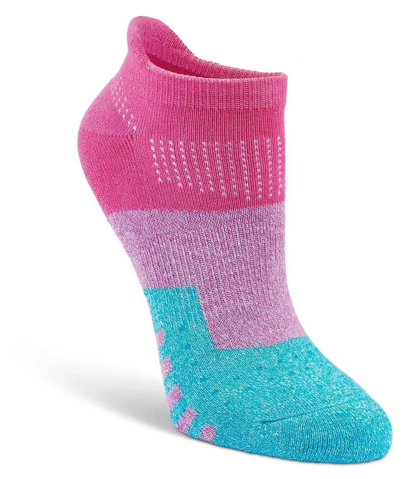 BCG Women's  Dotted Skyline Brights No Show Tab 6 Pack