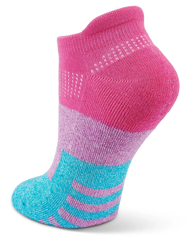 BCG Women's  Dotted Skyline Brights No Show Tab 6 Pack