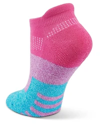 BCG Women's  Dotted Skyline Brights No Show Tab 6 Pack