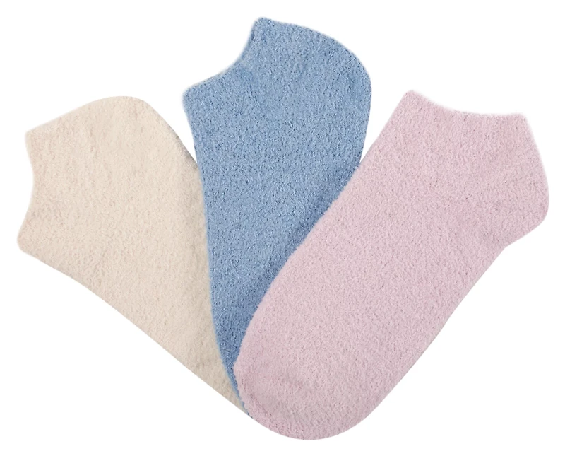 BCG Women's Lounge Solid Low Cut Socks 3 Pack