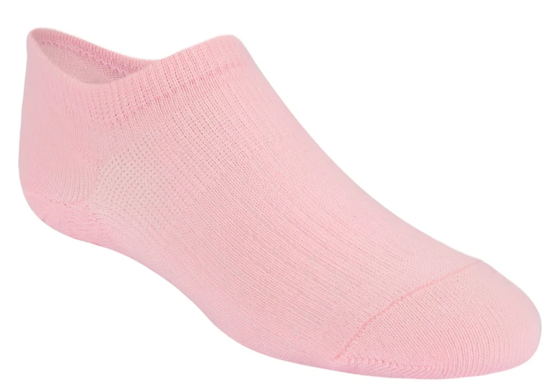 BCG Youth High Vamp Ribbed Brights Footie Socks 6 Pack