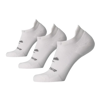 Brooks Adults’ Run-In Low-Cut Socks 3-Pack