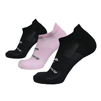 Brooks Adults' Run-In Running No-Show Socks 3-Pack