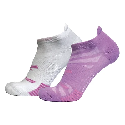 Brooks Ghost Lite No Show Socks 2-Pack