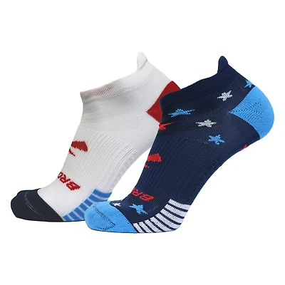 Brooks Ghost Lite Run USA No Show 2-Pack