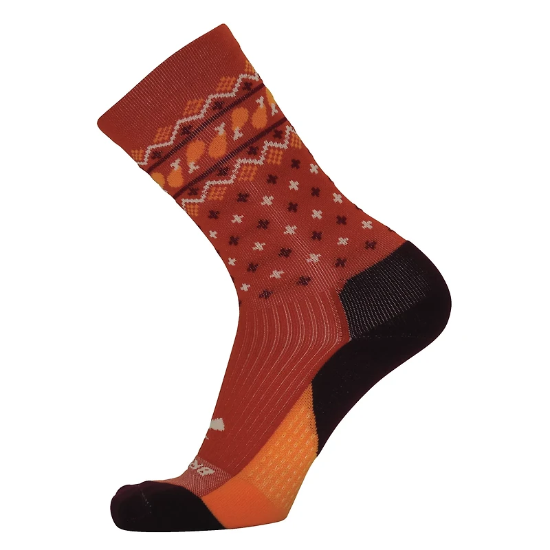 Brooks Ghost Trot Happy Turkey Leg Crew Socks