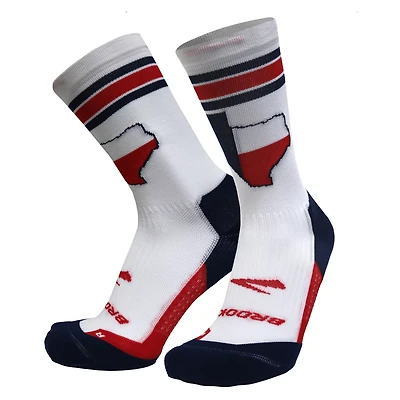 Brooks Men’s Texas Ghost Lite Crew Socks