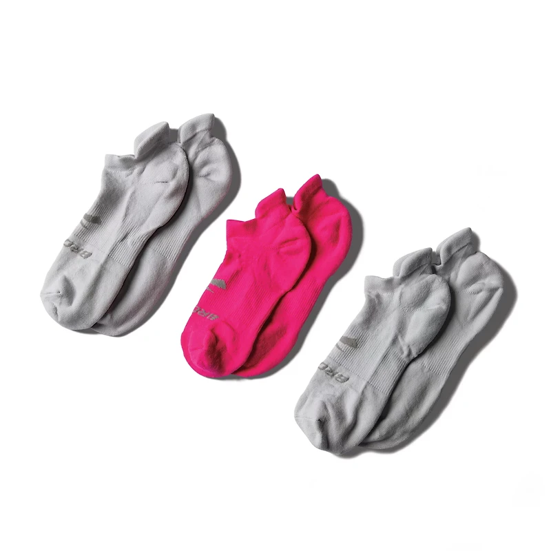 Brooks Run In No Show 3pk Socks