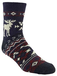 Magellan Men's Aztec Moose Lodge Crew Socks