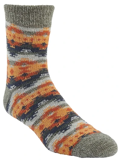Magellan Men's Tribe Stripes Lodge Crew Socks