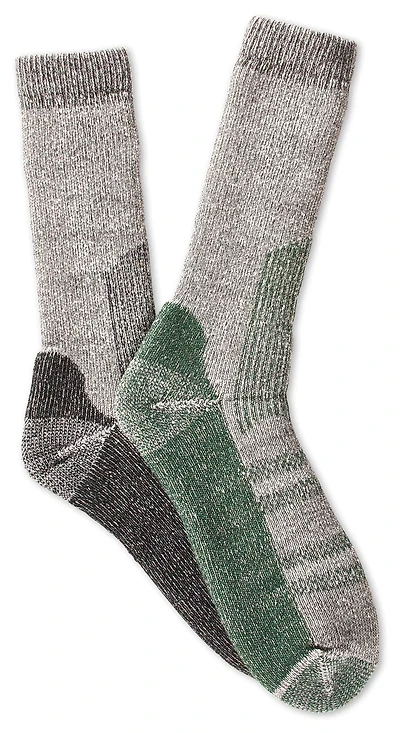 Magellan Outdoors Men's Basic Crew Socks 2 Pack