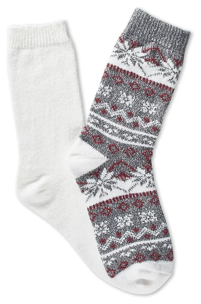 Magellan Outdoors Women's Fair Enough Crew Socks 2 Pack