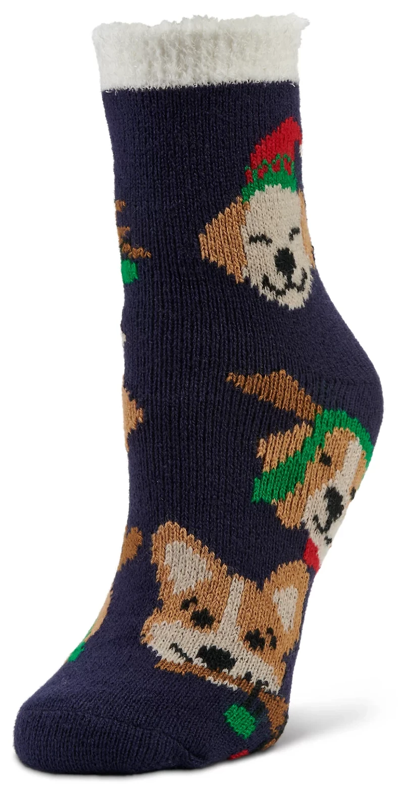 Magellan Outdoors Women's Holiday Dogs Crew Socks