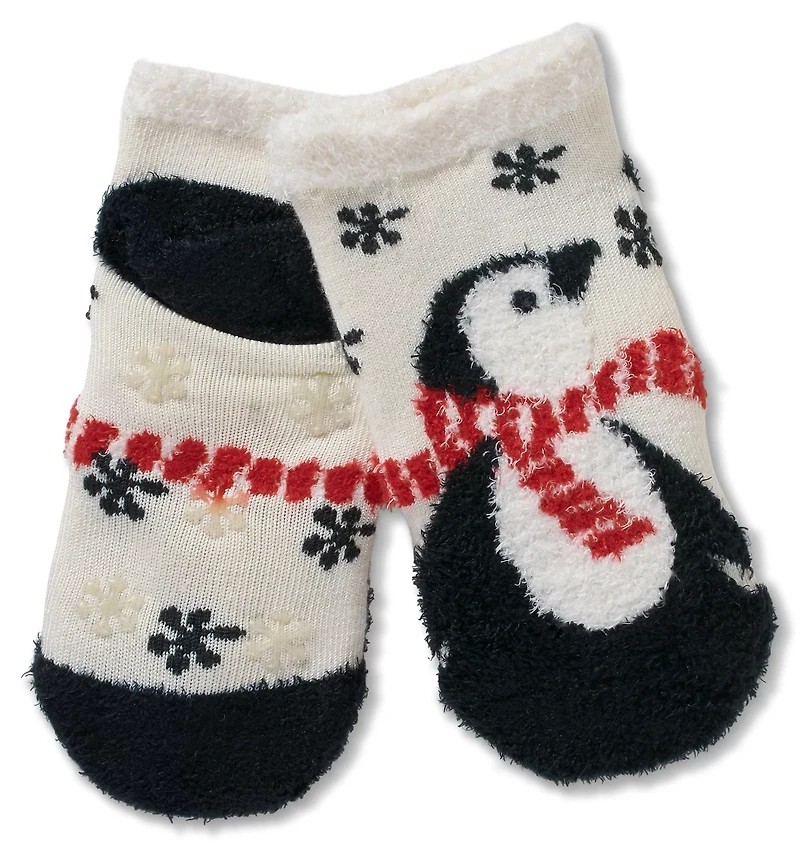 Magellan Outdoors Youth Holiday Penguin Snowflake Low Cut Socks